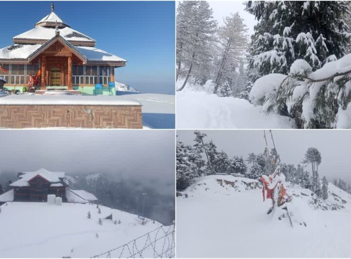 Snowfall in Siraj Valley