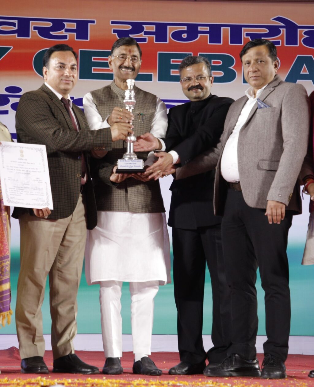 Uttarakhand Tableau Honoured